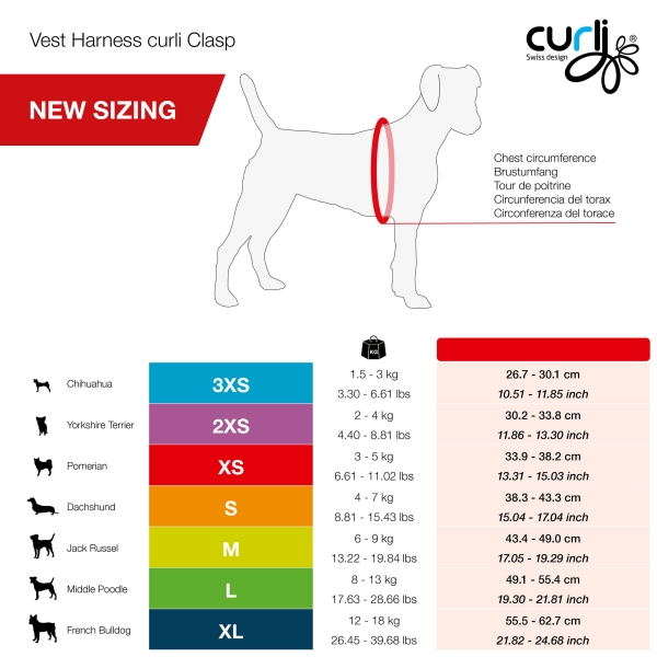 Curli Clasp Vest Geschirr Air-Mesh Lime