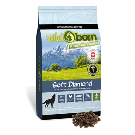 Wildborn Soft Diamond  MINI mit frischem Huhn 12,0 kg